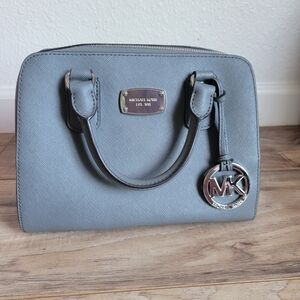 Michael Kors Gray Satchel Bag
